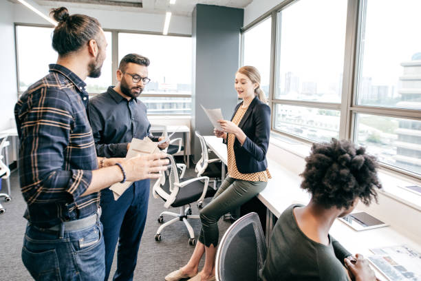 istock Casual meeting in a coworking space 1179678746