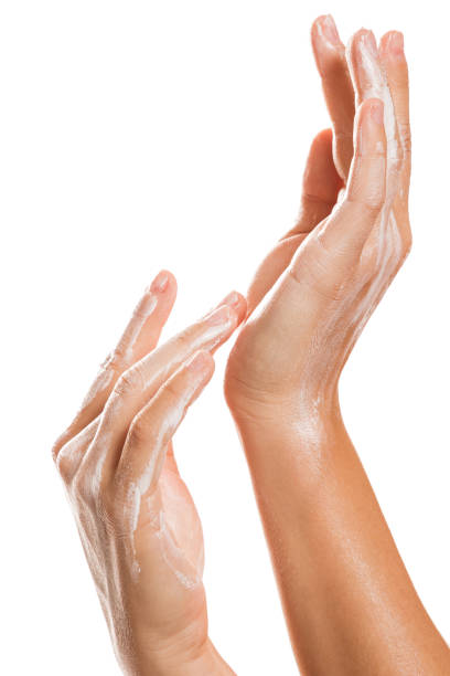 istock Female hands and moisturizing cream 1179685164