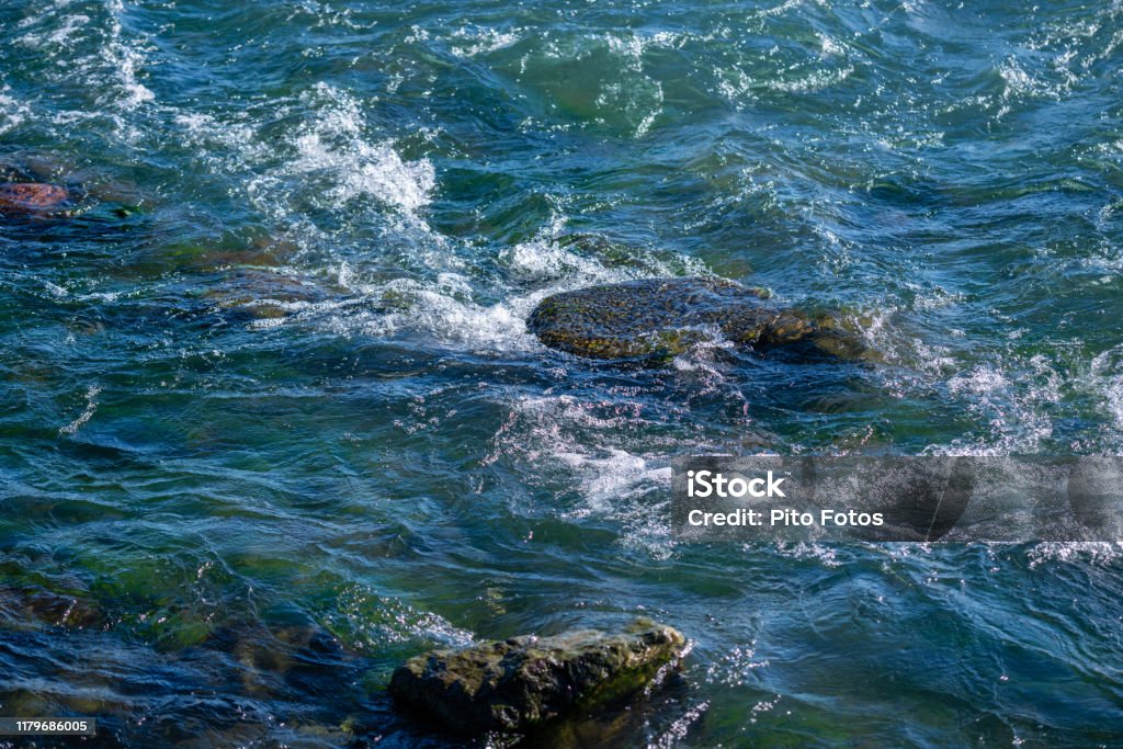 The Lachine Rapids Canada, Quebec Accidents and Disasters Stock Photo