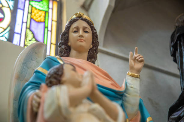 starfish our lady saint catholic statue in brazil