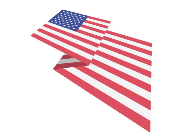 istock The United States of America flag design in perspective 1179695749