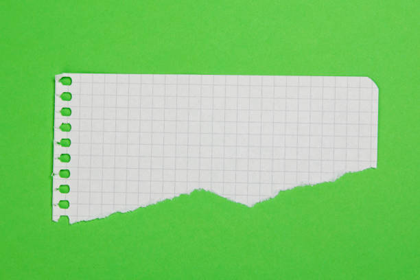 istock Torn piece of checkered paper 1179697772