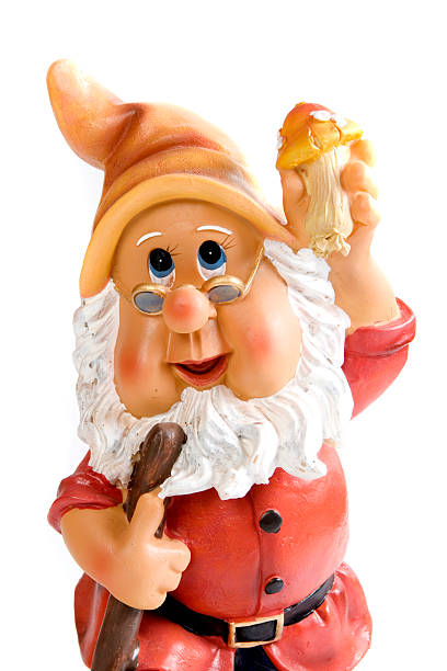 istock Garden gnome isolated on white 117969951