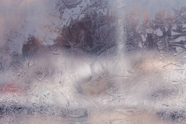 istock Winter ice pattern on the frozen window. Texture, background for inserting text. New Year theme. Winter. Cold. 1179706936