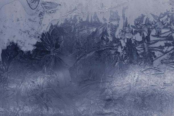 istock Winter ice pattern on the frozen window. Texture, background for inserting text. New Year theme. Winter. Cold. 1179706940