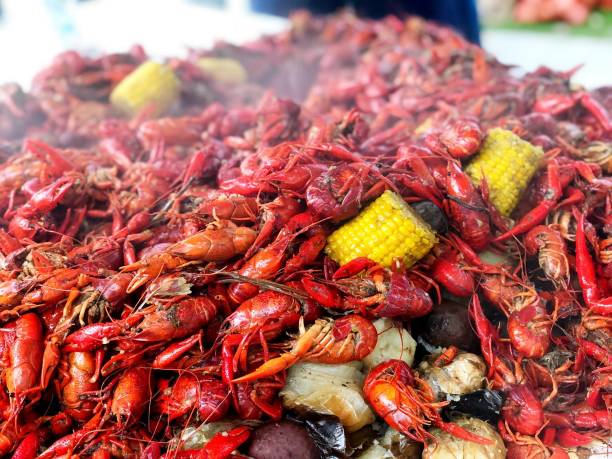 가재 종기 - creole food 뉴스 사진 이미지