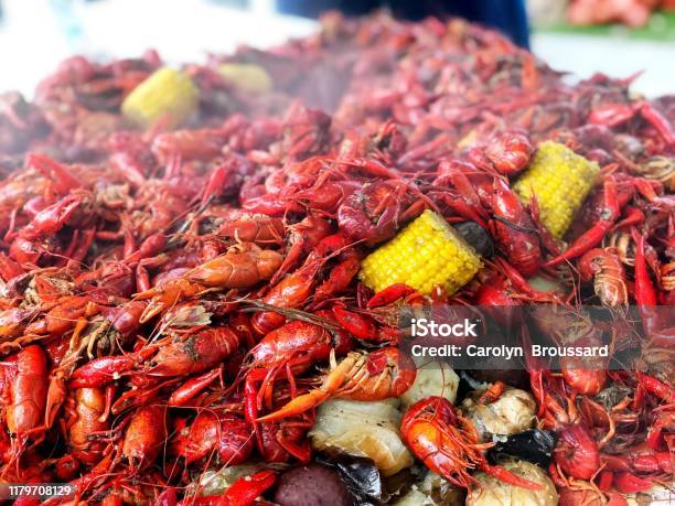Crawfish Boil Stock Photo - Download Image Now - Crayfish - Seafood, Crayfish - Animal, Boiling