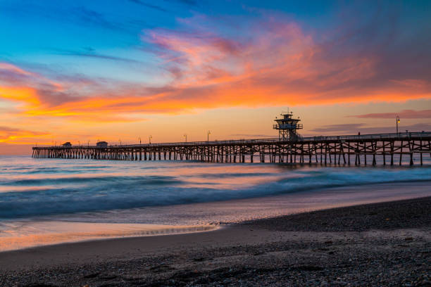 istock Dramatic Sunset Landscape at San Clemente Pier California 1179713184