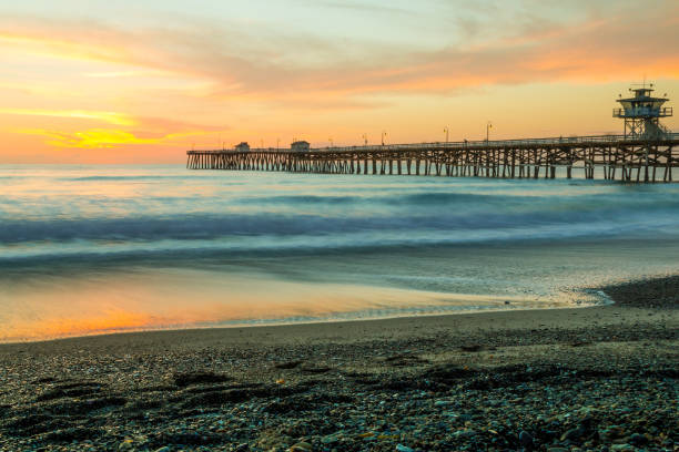 istock Dramatic Sunset Landscape at San Clemente Pier California 1179713194