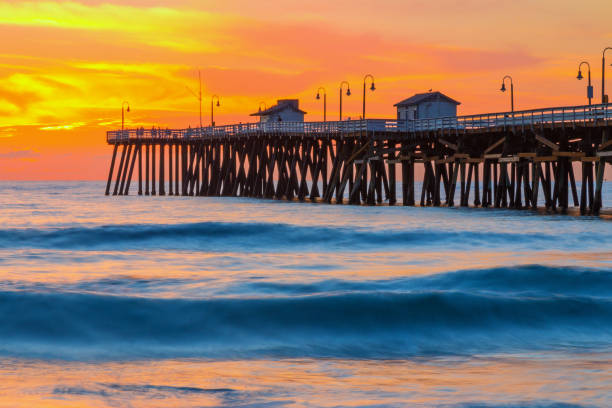 istock Dramatic Sunset Landscape at San Clemente Pier California 1179713227