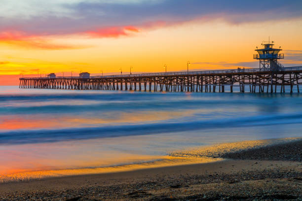 istock Dramatic Sunset Landscape at San Clemente Pier California 1179713251
