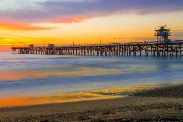 istock Dramatic Sunset Landscape at San Clemente Pier California 1179713253