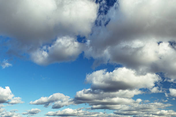 Clouds on the background of the ozone layer, sky blue, soar in the clouds, daydreaming, high in the sky, soar and fly, good weather