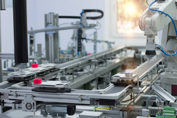 istock Industry 4.0 concept; artificial intelligence in smart factory 1179720589