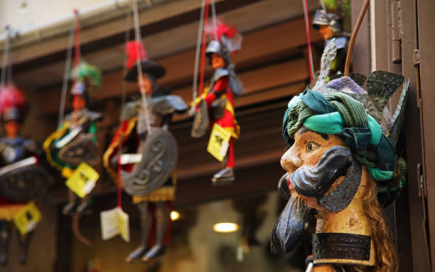 istock Head of Saracen puppet in Syracuse, Sicily 1179729722