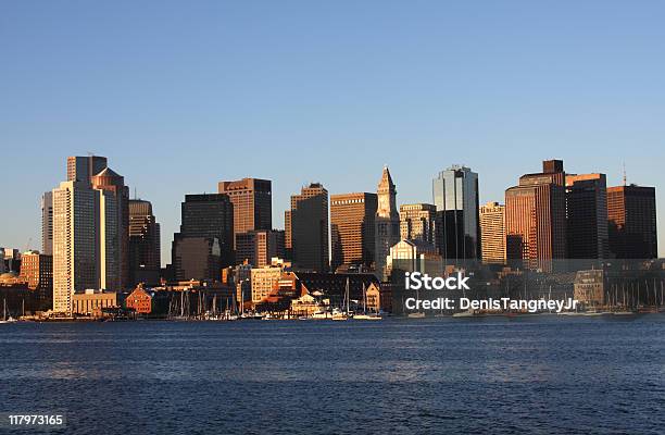 Boston Massachusetts Stock Photo - Download Image Now - Atlantic Ocean, Boston - Massachusetts, Building Exterior