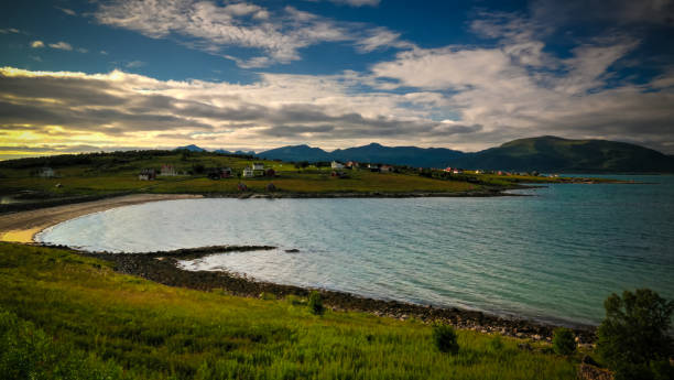 istock Sea panoramic view to Valbukta, Austvagoy, Lofoten, Norway 1179734527