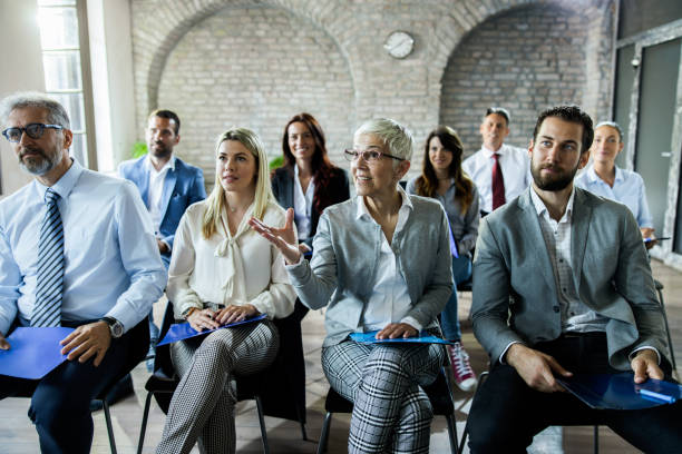 istock Business seminar in board room! 1179735216