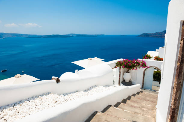 istock White architecture on Santorini island, Greece. 1179740273