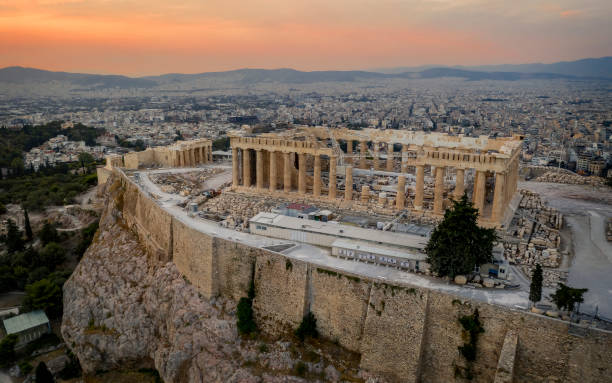 istock The Acropolis in Athens at sunset 1179743012