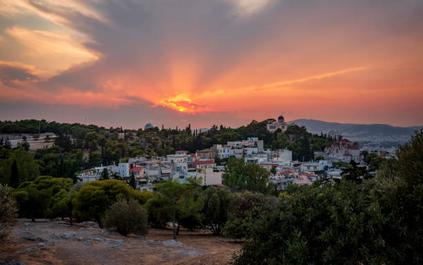 istock View from the Areopagus Hill at sunset 1179743027