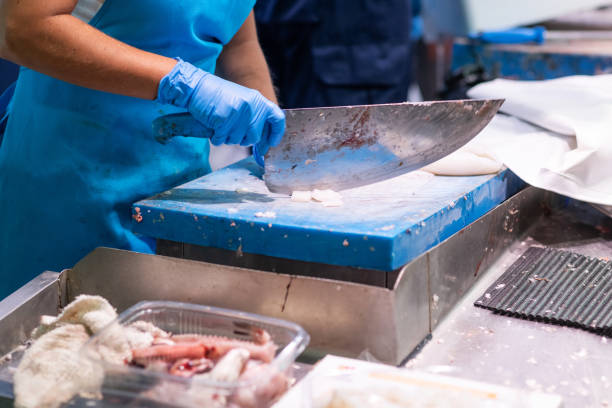 istock Seafood market, Barcelona, Spain 1179744038