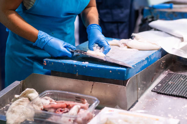 istock Seafood market, Barcelona, Spain 1179744202