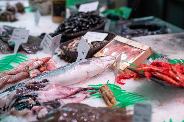 istock Seafood market, Barcelona, Spain 1179744370