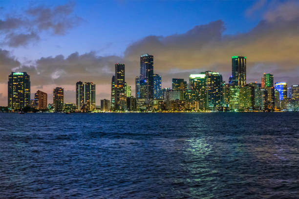 istock Downtown Miami skyline at dusk - Florida (US) 1179745633