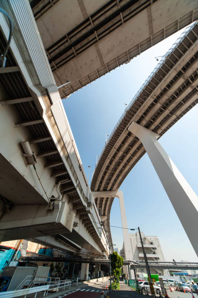 istock Highway piers intricately intersecting 1179745778