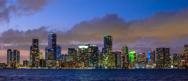 istock Downtown Miami skyline at dusk - Florida (US) 1179745937