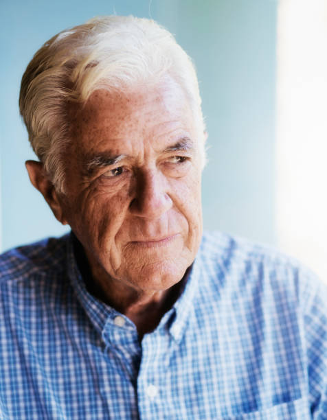 istock Handsome senior man looks thoughtful as he contemplates the future 1179745977