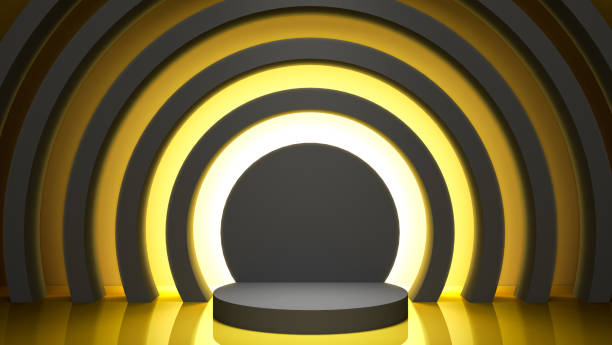 istock simple round color podium for product presentation 3d render 1179746133