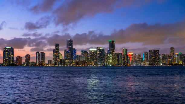 istock Downtown Miami skyline at dusk - Florida (US) 1179746174