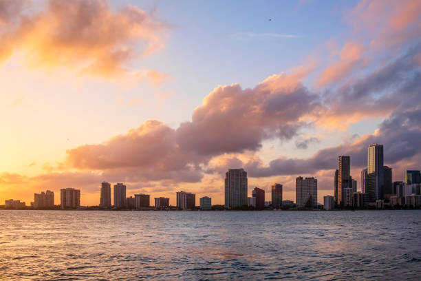 istock Downtown Miami skyline at dusk - Florida (US) 1179747839