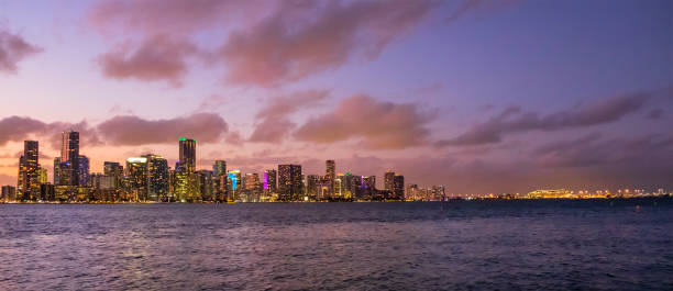 istock Downtown Miami skyline at dusk - Florida (US) 1179748390