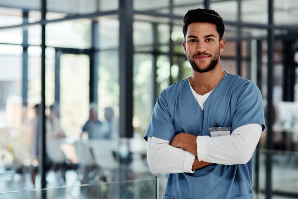 Medicine was always the right profession for me stock photo