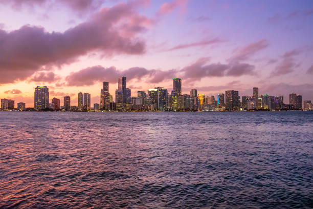 istock Downtown Miami skyline at dusk - Florida (US) 1179749407