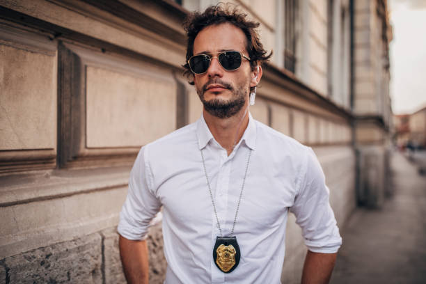 istock Detective standing on the street 1179749558