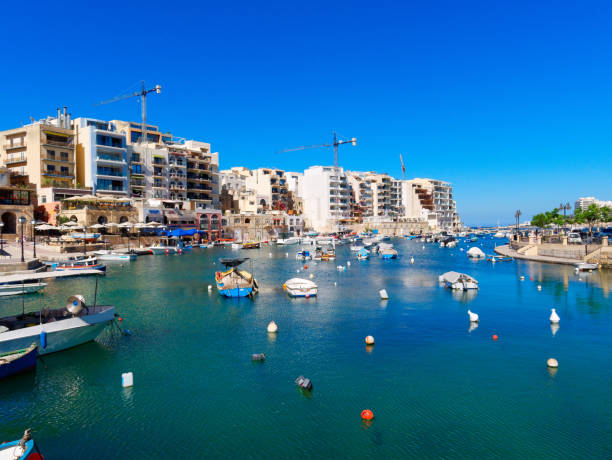 istock Charming boats in Spinola Bay. Malta. 1179749562