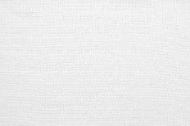 White cotton fabric texture background, seamless pattern of natural textile.