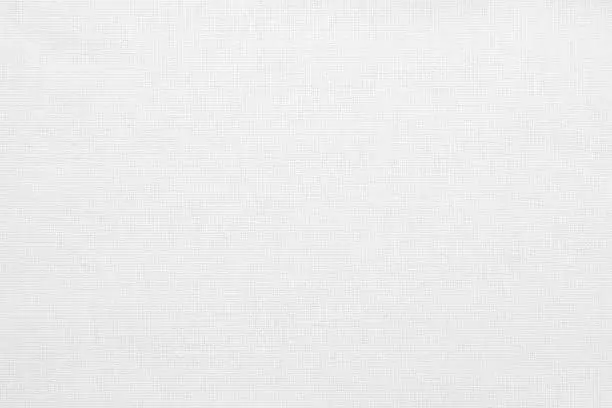 Photo of White cotton fabric texture background, seamless pattern of natural textile.