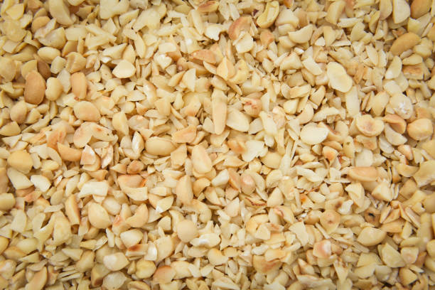 istock Macadamia nuts texture Background with dried - Fresh macadamia nut shelled from natural high protein for to drying 1179753781