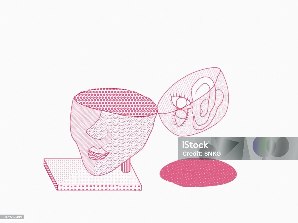 Contemplating Face Drawing Contemplate Stock Illustration - Download Image Now - Adult, Adults ...