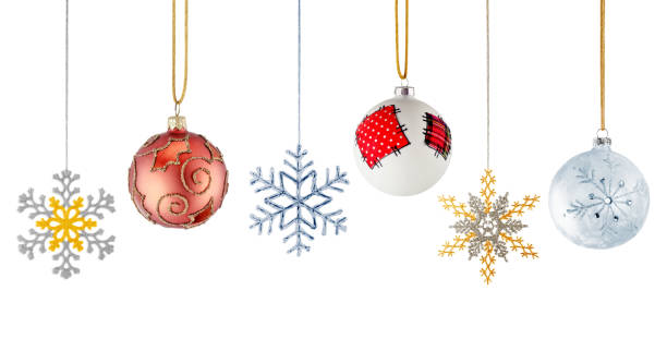 istock Hanging Christmas Ornaments 1179756175