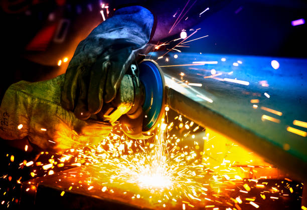 istock Metal grinding technology stock photo 1179756282