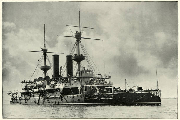istock HMS Hood (1891) Royal Sovereign-class pre-dreadnought battleship 1179761646