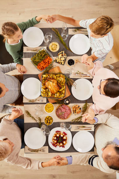 istock Family dinner at the table 1179761692