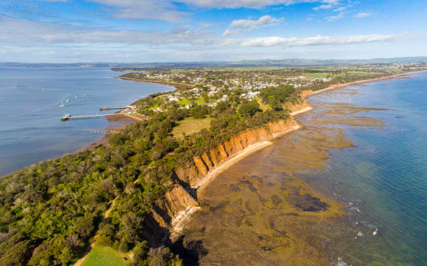 Cliffs at Settlement Point in Corinella