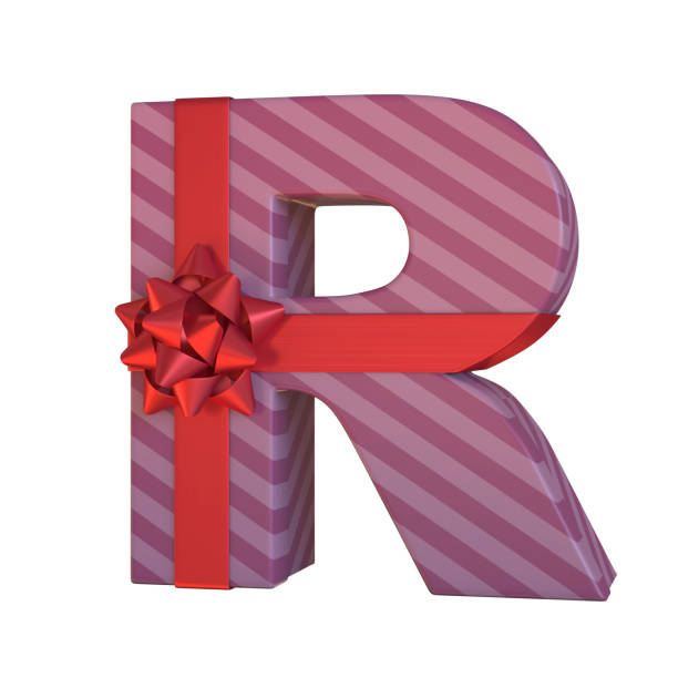 Letter R Gift Box 340+ Letter R Alphabet Christmas Symbol Stock Photos, Pictures ...